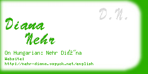 diana nehr business card